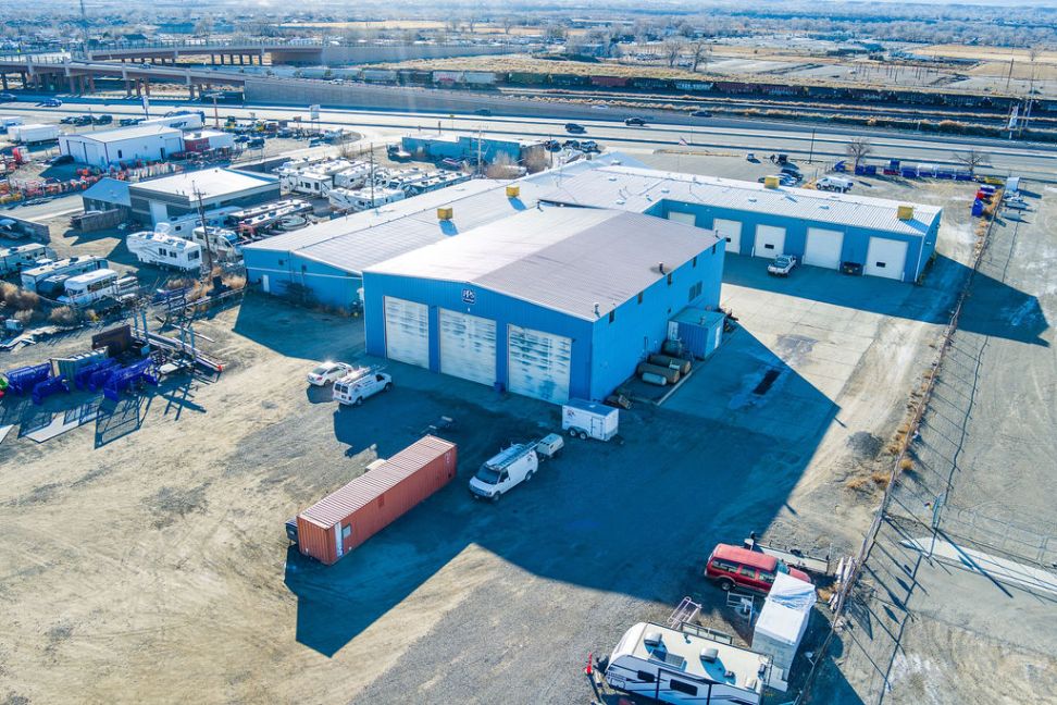 aerial office warehouse