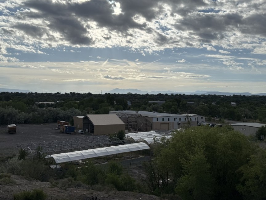 from above